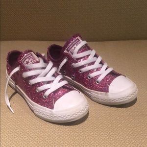 “Converse All Star” sparkly glitter